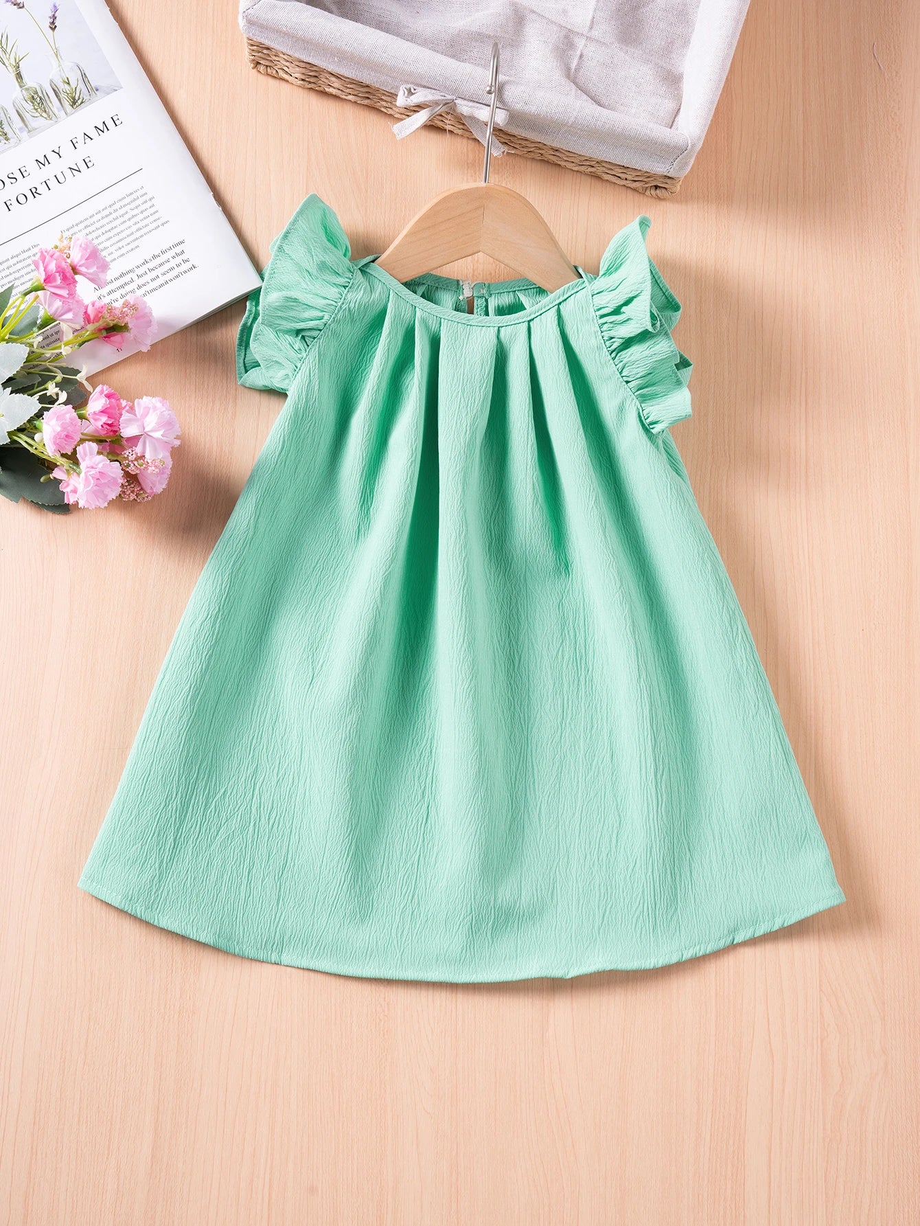 Noa 0-5Y Summer Infant Girls Solid Dress Cute and Sweet Little - GuGuTon baby store - Baby Fashion - Toddlers Outfits - Babies Outfits - Toddler Clothes - Kids Clothing - Newborn Clothes - Newborn Wear - Kids Wear - Trending Clothes - Trending Outfits - Fall Fashion - Winter Fashion - Girls Clothes - Boys Clothes - Babies Wear - Kids Accessories - KidsWear - Summer Clothes - Summer Fashion - Summer Trend - Falls Sweaters - Tops - Bottom - Jeans - Blouse - Dresses - Newborn Dresses - Toys