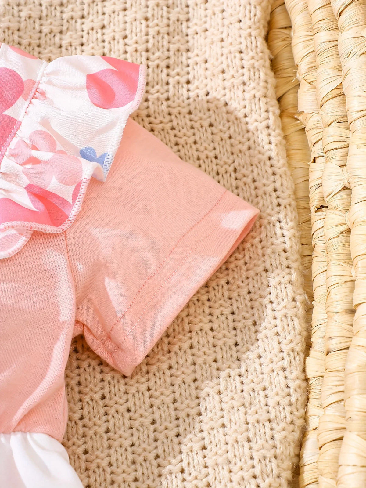 Two-Piece Set of Baby Girl Casual Dresses for Spring and Summer