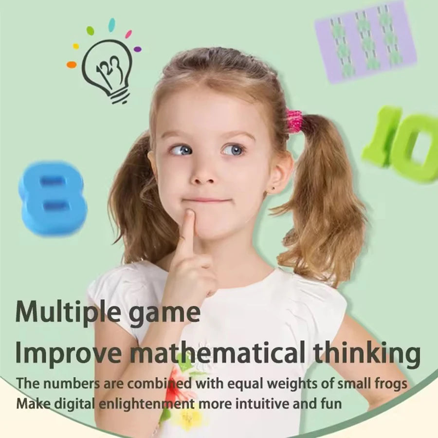Mathematical Intelligence Math Toys Funny Frog Scale Children's Early Education Toys