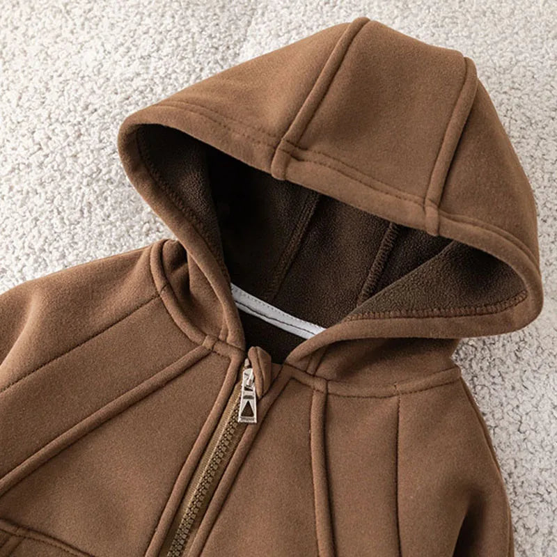 IYEAL Winter Fleece Two-Piece Set for Boys