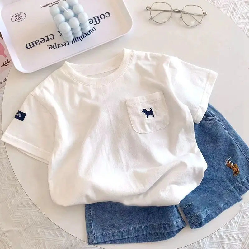 Ernesto Casual Loose Short Sleeve Tees - GuGuTon baby store - Baby Fashion - Toddlers Outfits - Babies Outfits - Toddler Clothes - Kids Clothing - Newborn Clothes - Newborn Wear - Kids Wear - Trending Clothes - Trending Outfits - Fall Fashion - Winter Fashion - Girls Clothes - Boys Clothes - Babies Wear - Kids Accessories - KidsWear - Summer Clothes - Summer Fashion - Summer Trend - Falls Sweaters - Tops - Bottom - Jeans - Blouse - Dresses - Newborn Dresses - Toys