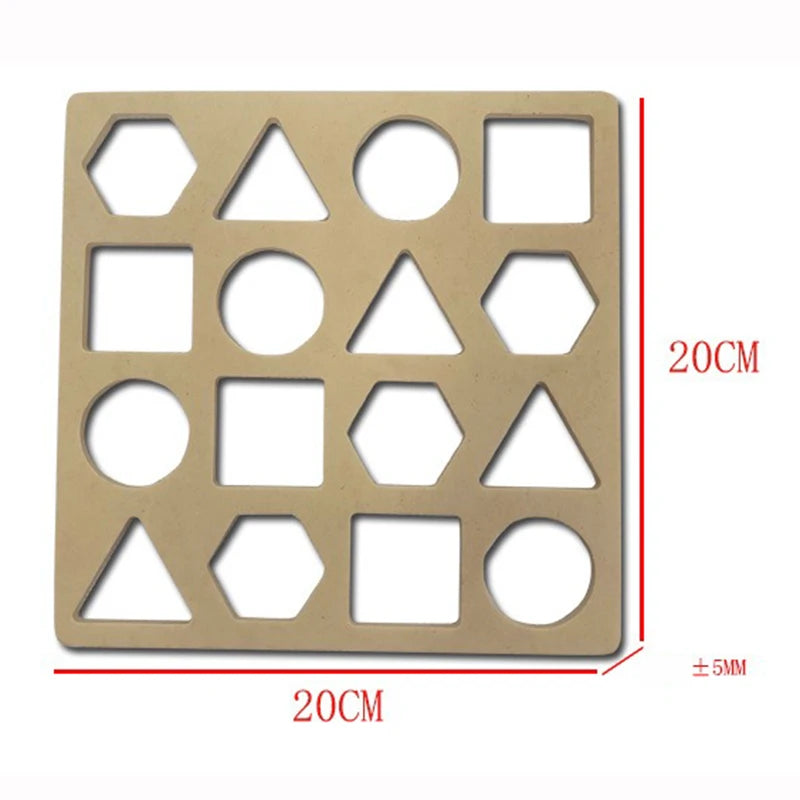 EVA Geometric Shapes DIY Foam Puzzle Kids Learning Educational Toys for Children Thinking Training Toy Puzzles Montessori Games