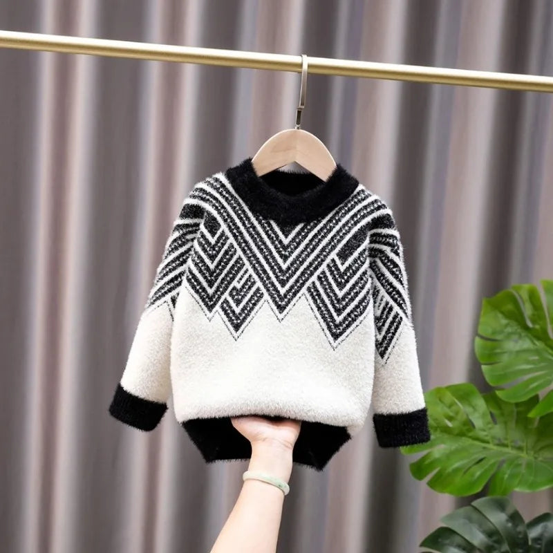 Ronald New Fashion Knitted Sweater - GuGuTon baby store - Baby Fashion - Toddlers Outfits - Babies Outfits - Toddler Clothes - Kids Clothing - Newborn Clothes - Newborn Wear - Kids Wear - Trending Clothes - Trending Outfits - Fall Fashion - Winter Fashion - Girls Clothes - Boys Clothes - Babies Wear - Kids Accessories - KidsWear - Summer Clothes - Summer Fashion - Summer Trend - Falls Sweaters - Tops - Bottom - Jeans - Blouse - Dresses - Newborn Dresses - Toys