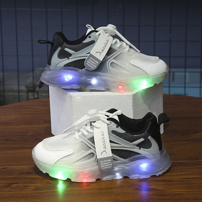 Shoes Boys Lighted Sneakers LED Sexy - GuGuTon baby store - Baby Fashion - Toddlers Outfits - Babies Outfits - Toddler Clothes - Kids Clothing - Newborn Clothes - Newborn Wear - Kids Wear - Trending Clothes - Trending Outfits - Fall Fashion - Winter Fashion - Girls Clothes - Boys Clothes - Babies Wear - Kids Accessories - KidsWear - Summer Clothes - Summer Fashion - Summer Trend - Falls Sweaters - Tops - Bottom - Jeans - Blouse - Dresses - Newborn Dresses - Toys