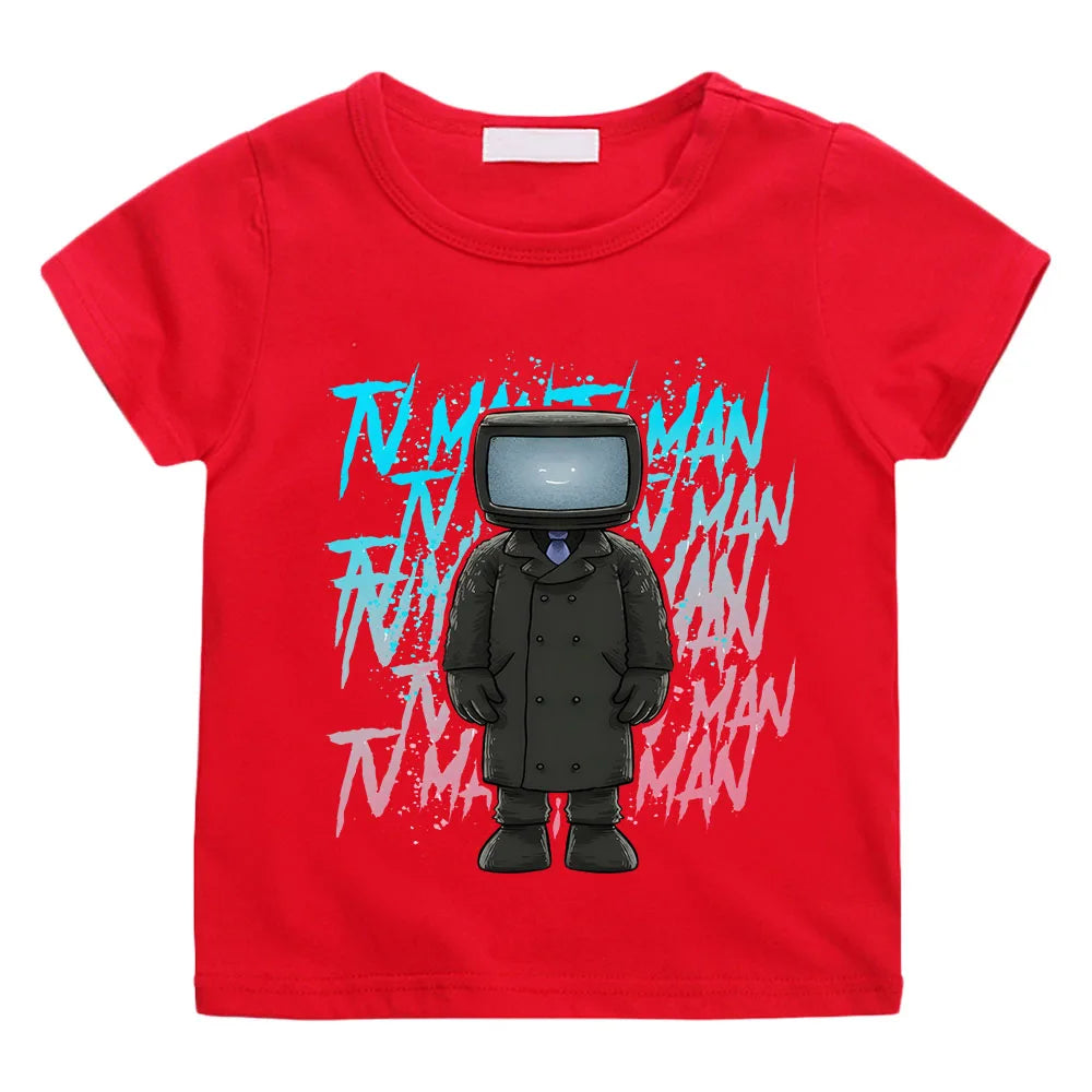 Nabil Short Sleeve Speakerman Print Child Tees - GuGuTon baby store - Baby Fashion - Toddlers Outfits - Babies Outfits - Toddler Clothes - Kids Clothing - Newborn Clothes - Newborn Wear - Kids Wear - Trending Clothes - Trending Outfits - Fall Fashion - Winter Fashion - Girls Clothes - Boys Clothes - Babies Wear - Kids Accessories - KidsWear - Summer Clothes - Summer Fashion - Summer Trend - Falls Sweaters - Tops - Bottom - Jeans - Blouse - Dresses - Newborn Dresses - Toys
