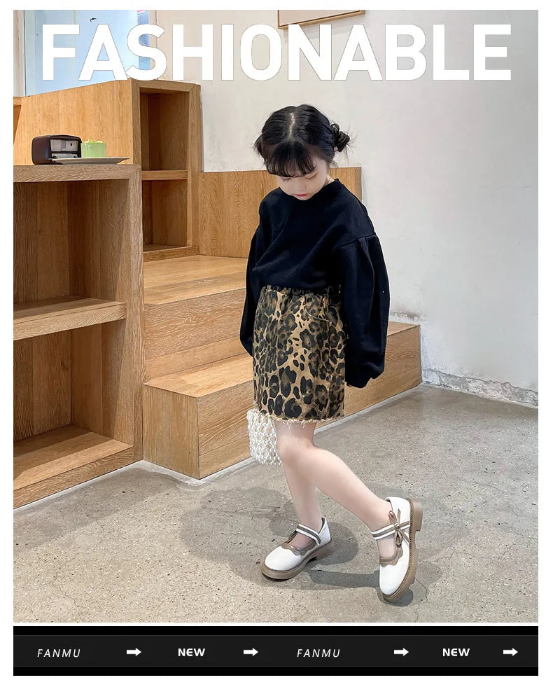Girls' Princess Shoes 2025 Spring and Autumn New Style Girls' Little Leather Shoes Autumn Style Baby Fashion Single Shoes