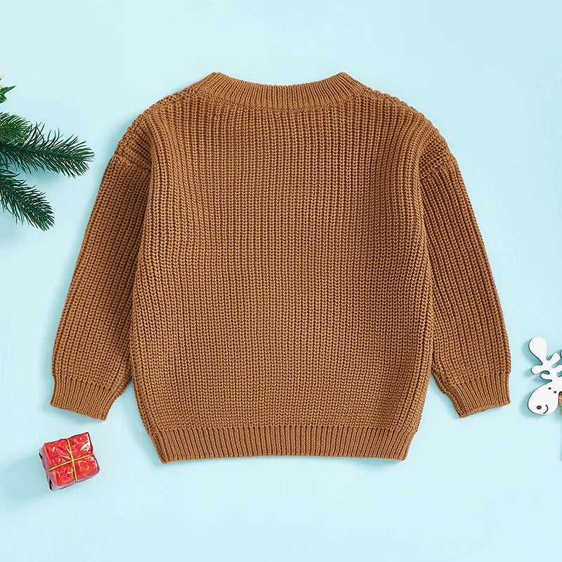 Andy Reindeer Baby Little Boy Christmas Sweater - GuGuTon baby store - Baby Fashion - Toddlers Outfits - Babies Outfits - Toddler Clothes - Kids Clothing - Newborn Clothes - Newborn Wear - Kids Wear - Trending Clothes - Trending Outfits - Fall Fashion - Winter Fashion - Girls Clothes - Boys Clothes - Babies Wear - Kids Accessories - KidsWear - Summer Clothes - Summer Fashion - Summer Trend - Falls Sweaters - Tops - Bottom - Jeans - Blouse - Dresses - Newborn Dresses - Toys