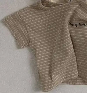 Mateo Striped Short Sleeved Tees - GuGuTon baby store - Baby Fashion - Toddlers Outfits - Babies Outfits - Toddler Clothes - Kids Clothing - Newborn Clothes - Newborn Wear - Kids Wear - Trending Clothes - Trending Outfits - Fall Fashion - Winter Fashion - Girls Clothes - Boys Clothes - Babies Wear - Kids Accessories - KidsWear - Summer Clothes - Summer Fashion - Summer Trend - Falls Sweaters - Tops - Bottom - Jeans - Blouse - Dresses - Newborn Dresses - Toys
