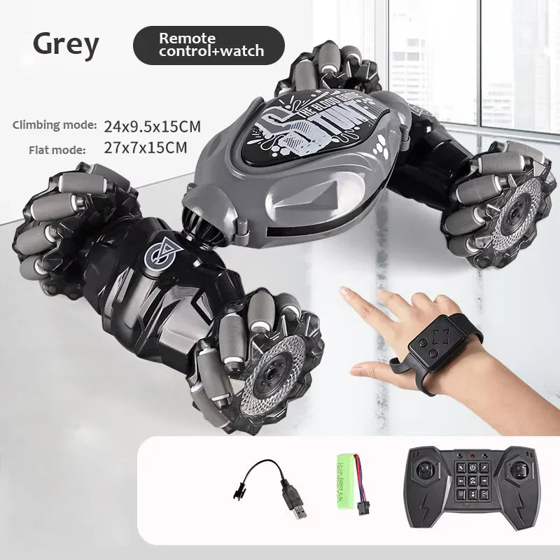 4WD RC Drift Car with Dual Control - 2.4G Gesture & Radio Remote