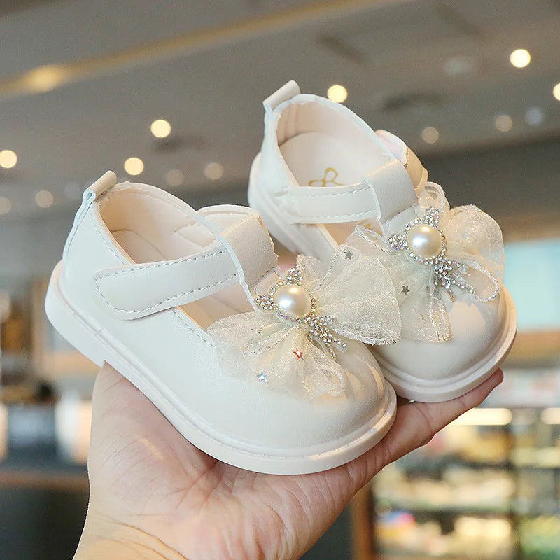 Baby Girls Shoes PU Toddler Princess Dress Shoes