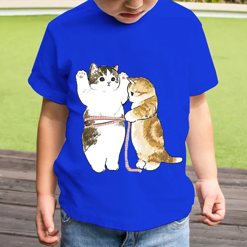 Irene Fashion Streetwear Cartoon Animal Kitten Clothing - GuGuTon baby store - Baby Fashion - Toddlers Outfits - Babies Outfits - Toddler Clothes - Kids Clothing - Newborn Clothes - Newborn Wear - Kids Wear - Trending Clothes - Trending Outfits - Fall Fashion - Winter Fashion - Girls Clothes - Boys Clothes - Babies Wear - Kids Accessories - KidsWear - Summer Clothes - Summer Fashion - Summer Trend - Falls Sweaters - Tops - Bottom - Jeans - Blouse - Dresses - Newborn Dresses - Toys