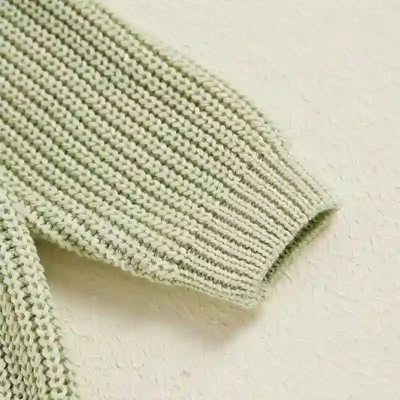 Angie Round Neck Long Sleeve Pullover Sweater