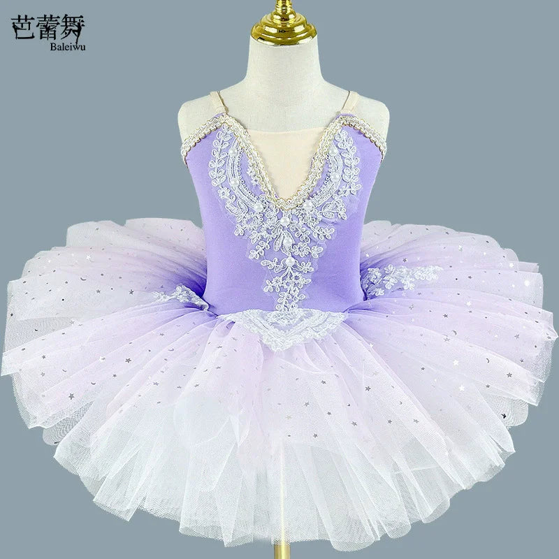 Summer Stage Ballet Leotards Girls Dresses Princess Dance Girl Dress