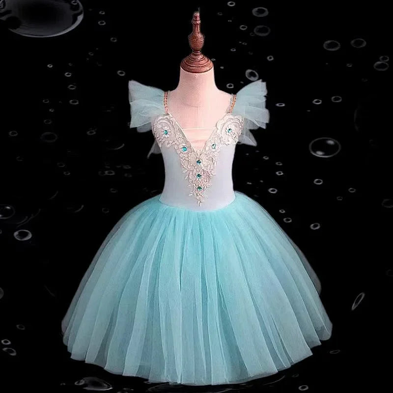Norma Summer Ballet Dress for Girls - Kids Dance Tutu Outfit