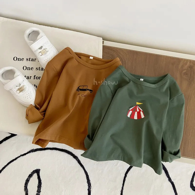 Manuel Autumn Boy Baby Print Long Sleeve T-shirt - GuGuTon baby store - Baby Fashion - Toddlers Outfits - Babies Outfits - Toddler Clothes - Kids Clothing - Newborn Clothes - Newborn Wear - Kids Wear - Trending Clothes - Trending Outfits - Fall Fashion - Winter Fashion - Girls Clothes - Boys Clothes - Babies Wear - Kids Accessories - KidsWear - Summer Clothes - Summer Fashion - Summer Trend - Falls Sweaters - Tops - Bottom - Jeans - Blouse - Dresses - Newborn Dresses - Toys