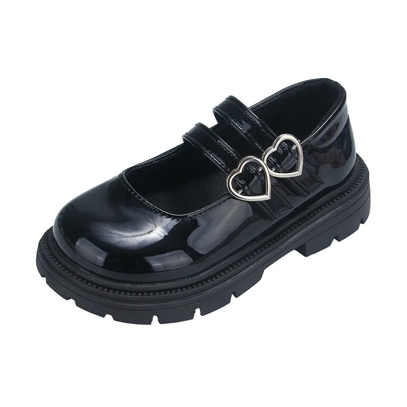 Fashion Girls Shoe 2025 Winter New Girls Soft Soled Loafers Retro Flat Versatile Girl Board Shoe