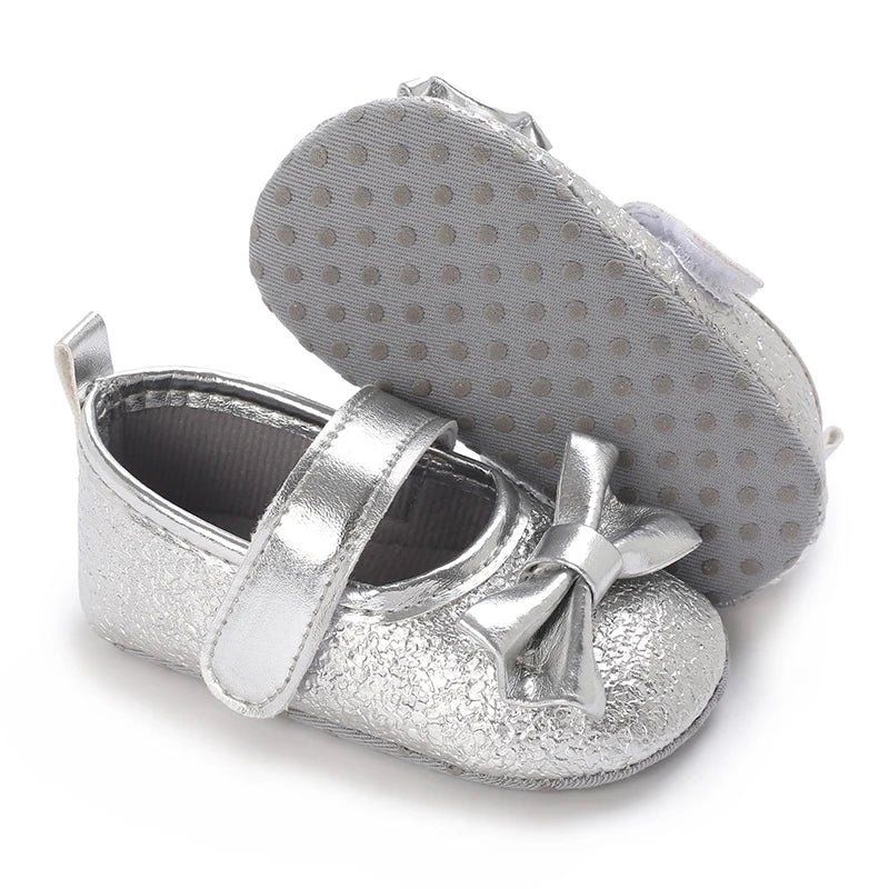 Baby Girls Shoes 0-18 Months First Walkers Soft Sole Spring Autumn Cute Bow Princess Shoes