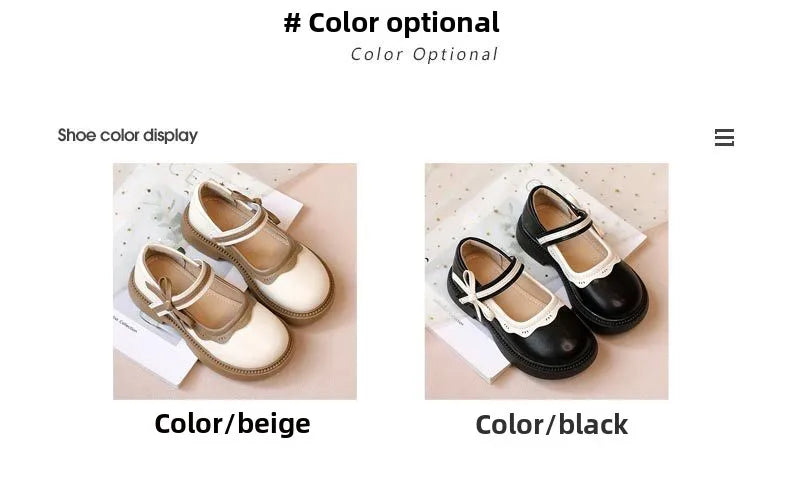 Girls' Princess Shoes 2025 Spring and Autumn New Style Girls' Little Leather Shoes Autumn Style Baby Fashion Single Shoes