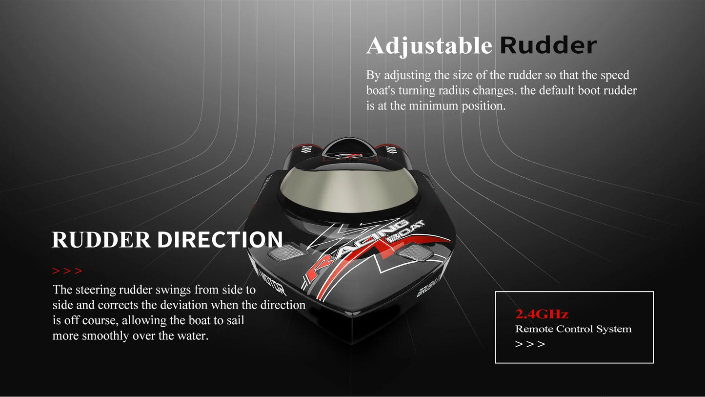 2.4Ghz 55KM/H Brushless High Speed Racing Ship Remote Control