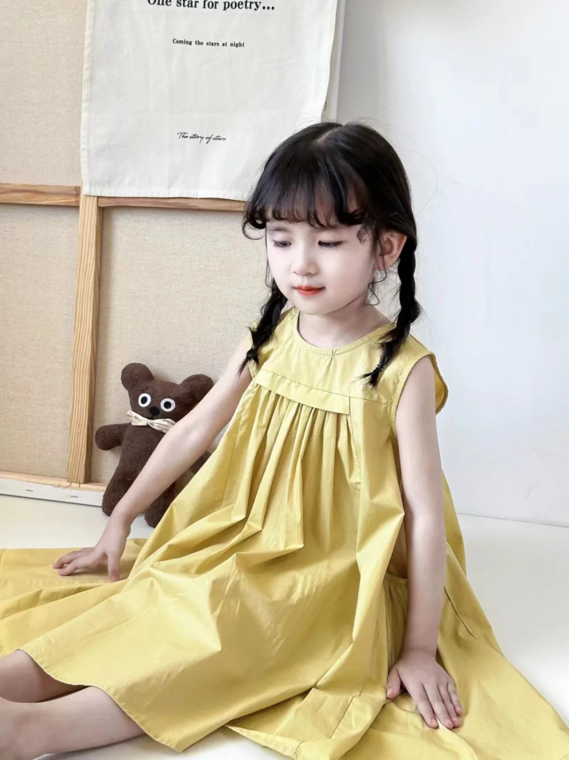 Girls Party Dresses Spring New Childrens Fashionable Long-sleeved Princess Dress Autumn Girl Casual Dresses 2 4 5 7 10 Years Old