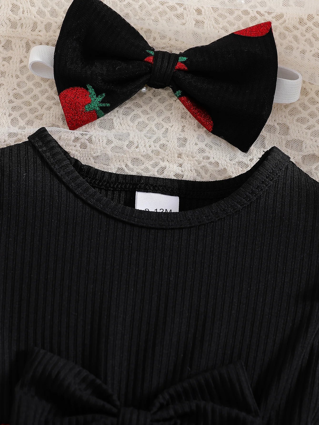 Zaila Baby Girl Autumn Skirt with Strawberry Print