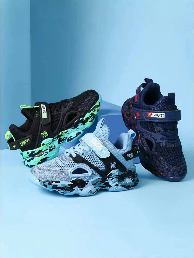 Boys' Summer Sports Shoes Fashion Hollow Casual Shoes Children's Running Shoes
