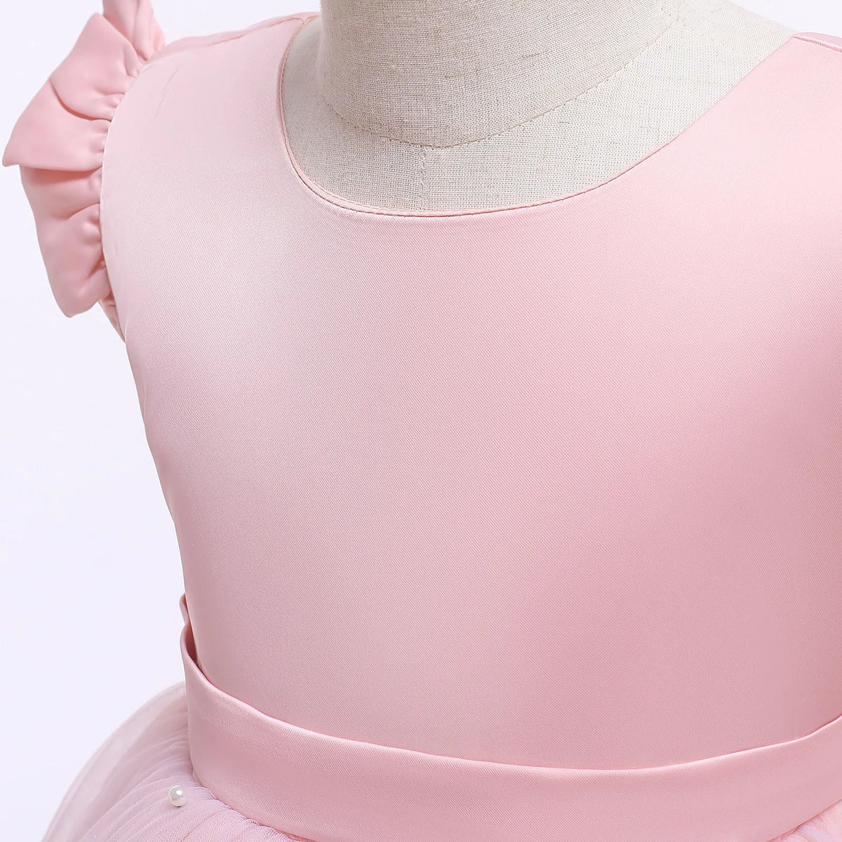 4-9 Years Old Pompadour Dress Cute Girl Dress