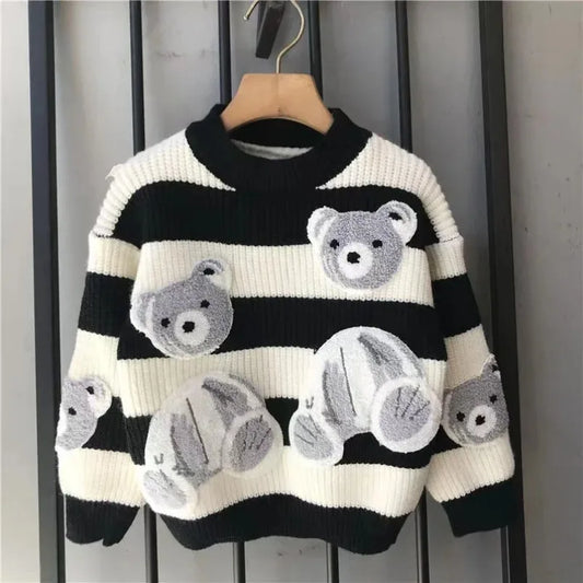 Calvin Round Neck Long Sleeve Sweater