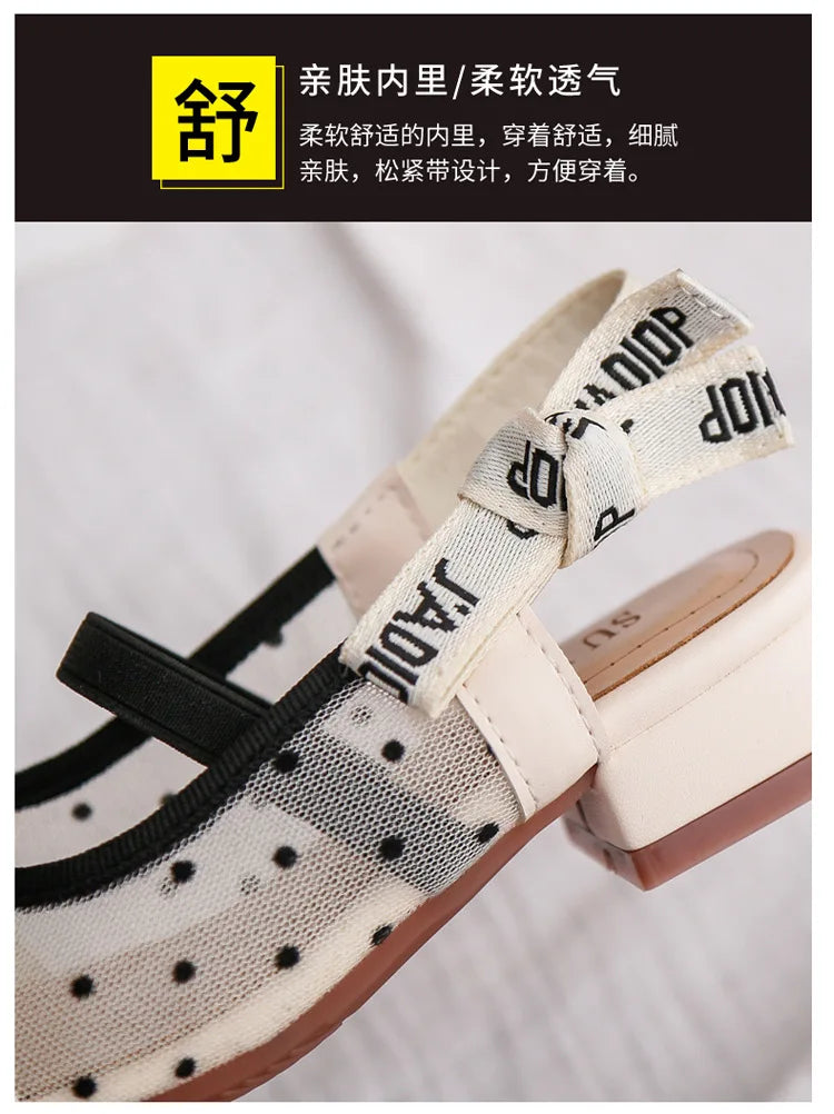 Kids Girls Leather Shoes Cute Children Students Girls Performance Shoes Beautiful Kids Students Soft Bottom Dance Footwear