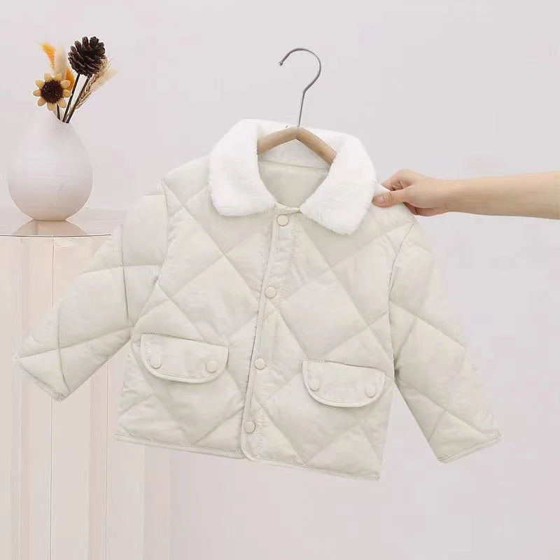 Pamela Baby Girl Winter Jackets Casual Solid Colors - GuGuTon baby store - Baby Fashion - Toddlers Outfits - Babies Outfits - Toddler Clothes - Kids Clothing - Newborn Clothes - Newborn Wear - Kids Wear - Trending Clothes - Trending Outfits - Fall Fashion - Winter Fashion - Girls Clothes - Boys Clothes - Babies Wear - Kids Accessories - KidsWear - Summer Clothes - Summer Fashion - Summer Trend - Falls Sweaters - Tops - Bottom - Jeans - Blouse - Dresses - Newborn Dresses - Toys