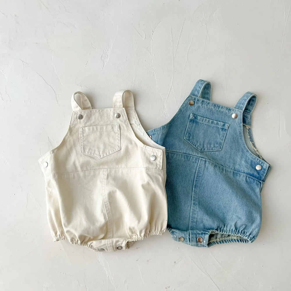 Front Pocket Baby Romper