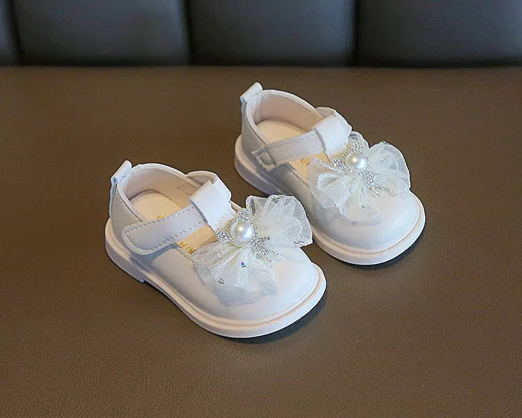 Baby Girls Shoes PU Toddler Princess Dress Shoes