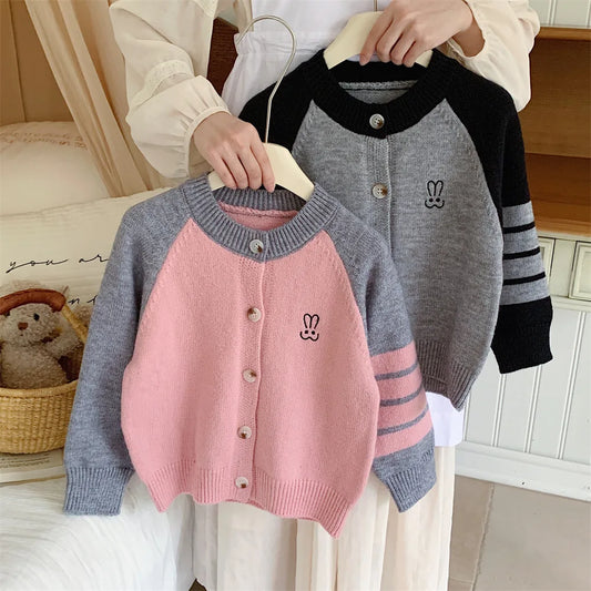 Ottis Patched Knitwear Striped Sweater