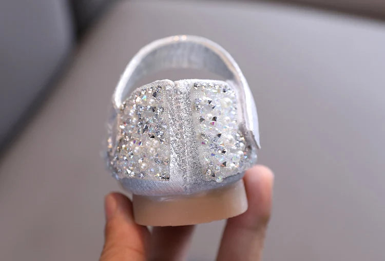 Girl's Princess Shoes Summer Glimmer Round Toe Party Dance Flat Shoe