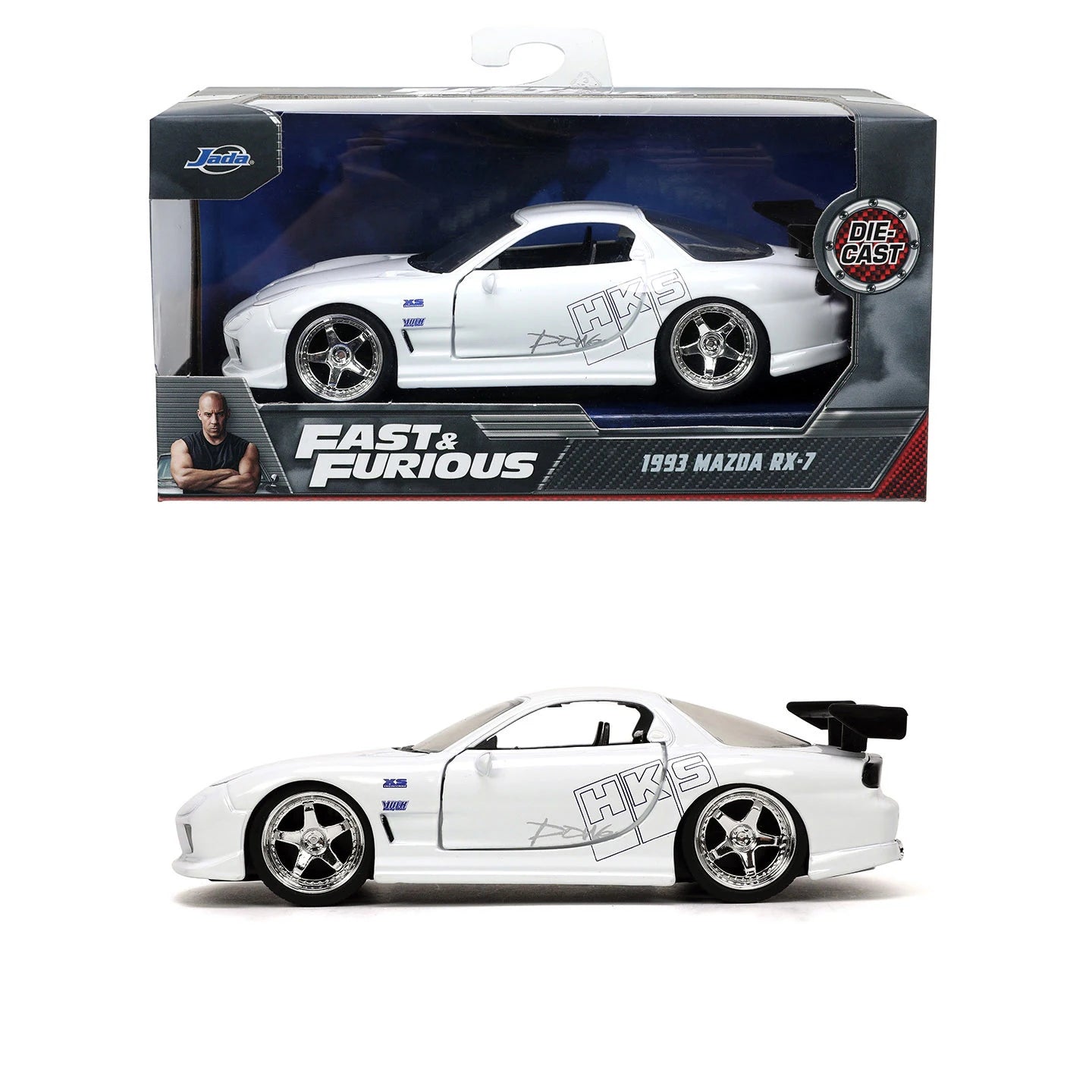 JADA 1:32 Diecast Alloy Car Model Fast Furious Jurassic Back Future Metal Toy Vehicle Collection Kids Gift Official Licensed