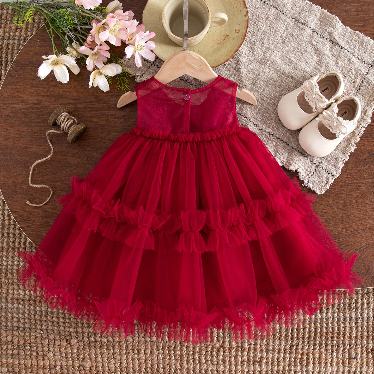 Baby Girl Dress Summer New Sweet Bow Children'S Clothing Suitable For Birthday Parties
