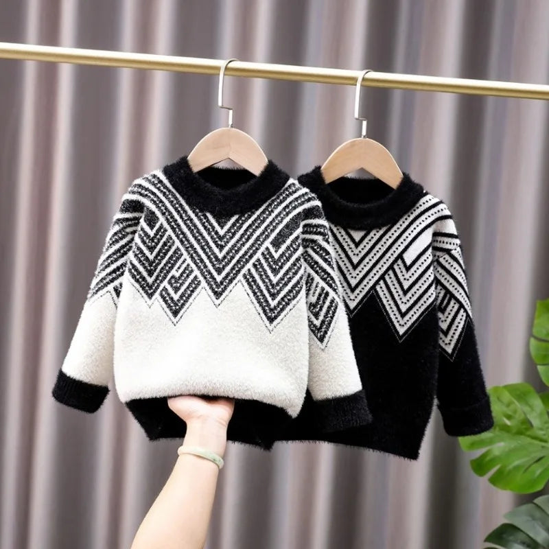 Ronald New Fashion Knitted Sweater - GuGuTon baby store - Baby Fashion - Toddlers Outfits - Babies Outfits - Toddler Clothes - Kids Clothing - Newborn Clothes - Newborn Wear - Kids Wear - Trending Clothes - Trending Outfits - Fall Fashion - Winter Fashion - Girls Clothes - Boys Clothes - Babies Wear - Kids Accessories - KidsWear - Summer Clothes - Summer Fashion - Summer Trend - Falls Sweaters - Tops - Bottom - Jeans - Blouse - Dresses - Newborn Dresses - Toys