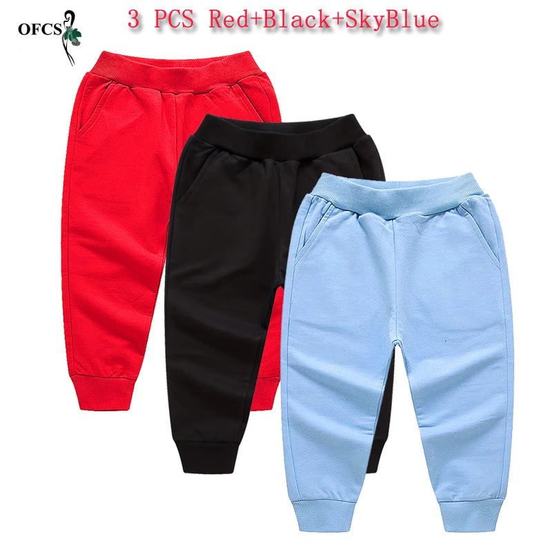 Mateo Casual Sport Pants Kids Trousers Toddler Dropshipping Solid Elastic