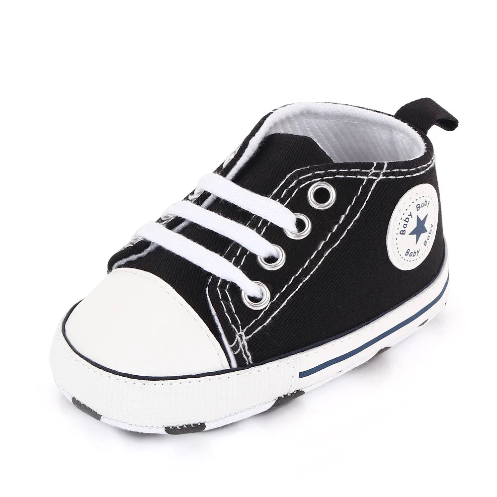 Spring New Baby Shoes Boy and Girl Classic Canvas Casual Sneakers