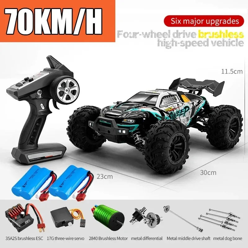 Rc Cars Off Road 4x4 16101PRO/16102PRO Brushless 2.4G Remote Control Car 4WD 1/16 High Speed Rc Truck Drift Rc Car Toys for Boys