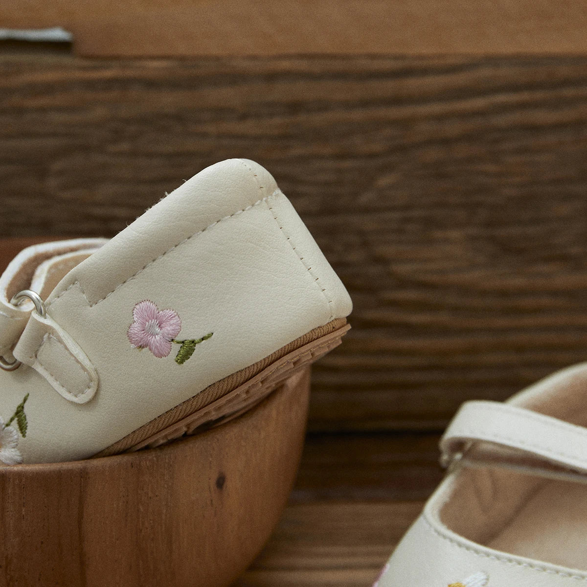 ma&baby 0-18M Baby Girl Shoes Newborn Infant Toddler First Walkers Floral Embroidery Shoes