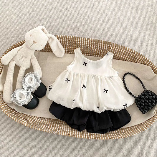 Joanna Sweet Baby Bow Embroidery Blouse