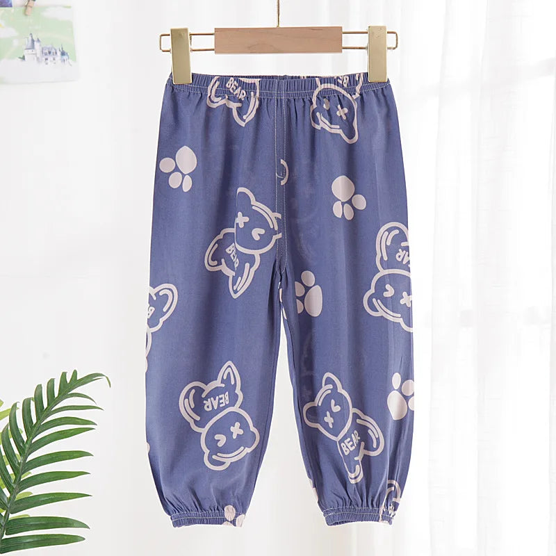 Asier Summer New Disney Cartoon Print Loose Bloomers