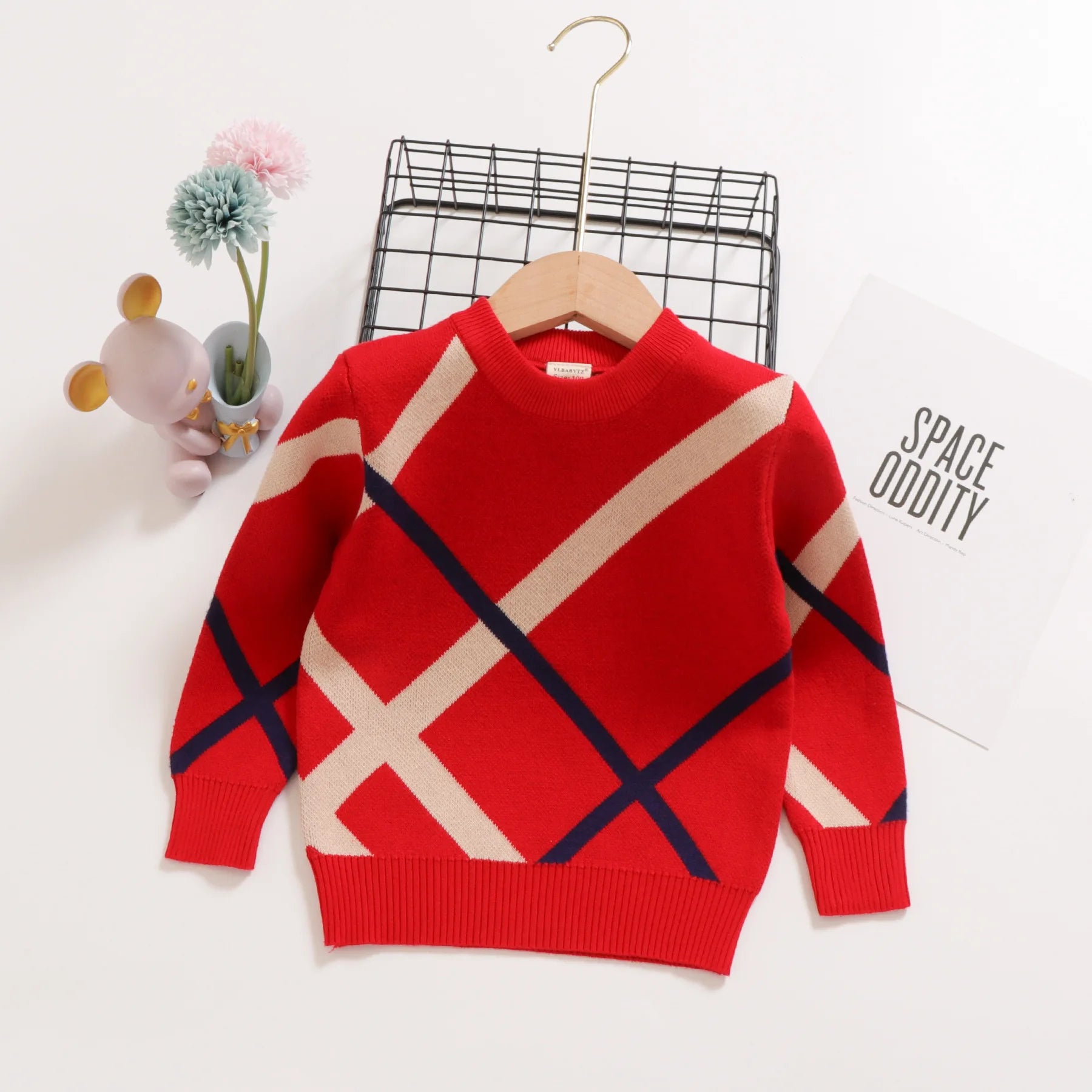 Ramiro Double Layer Cotton Stripe Sweater - GuGuTon baby store - Baby Fashion - Toddlers Outfits - Babies Outfits - Toddler Clothes - Kids Clothing - Newborn Clothes - Newborn Wear - Kids Wear - Trending Clothes - Trending Outfits - Fall Fashion - Winter Fashion - Girls Clothes - Boys Clothes - Babies Wear - Kids Accessories - KidsWear - Summer Clothes - Summer Fashion - Summer Trend - Falls Sweaters - Tops - Bottom - Jeans - Blouse - Dresses - Newborn Dresses - Toys