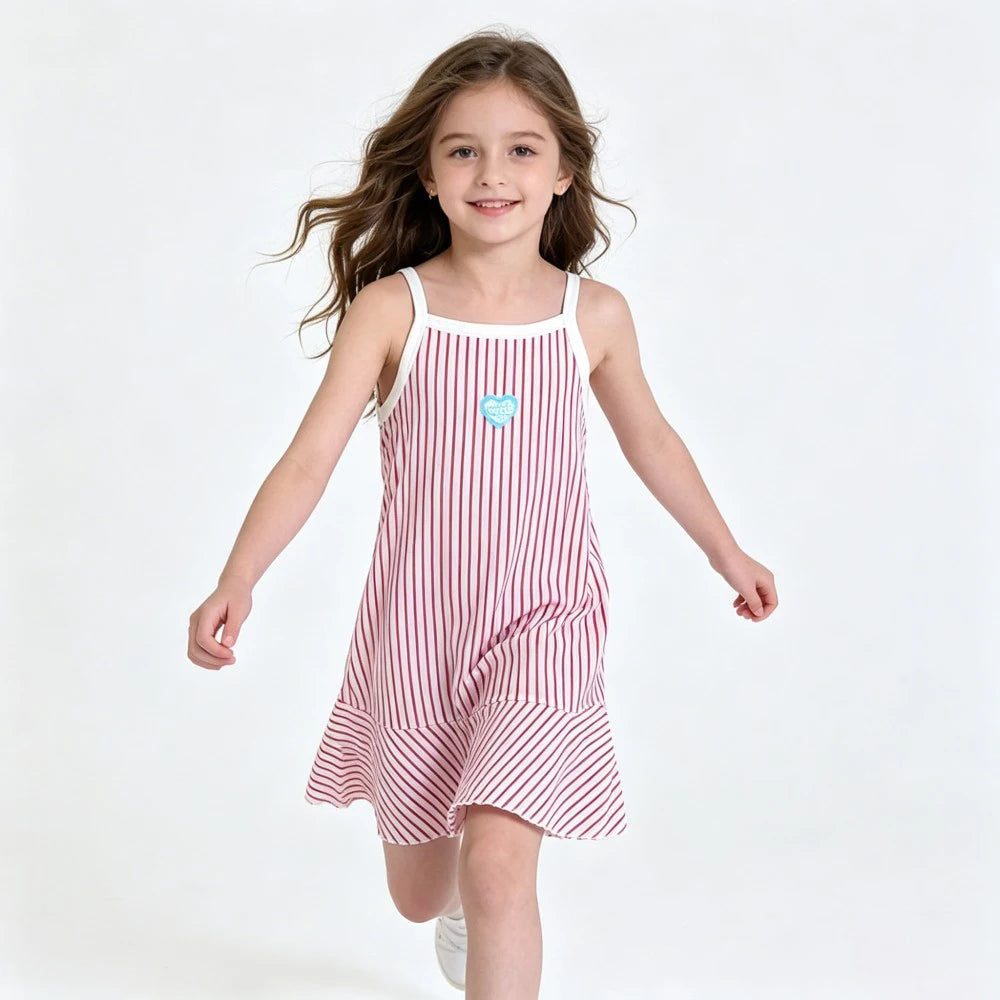 Cute Dress For Kids Girl Summer Dresses Children's Fashion Dress Thin Girls' Halter