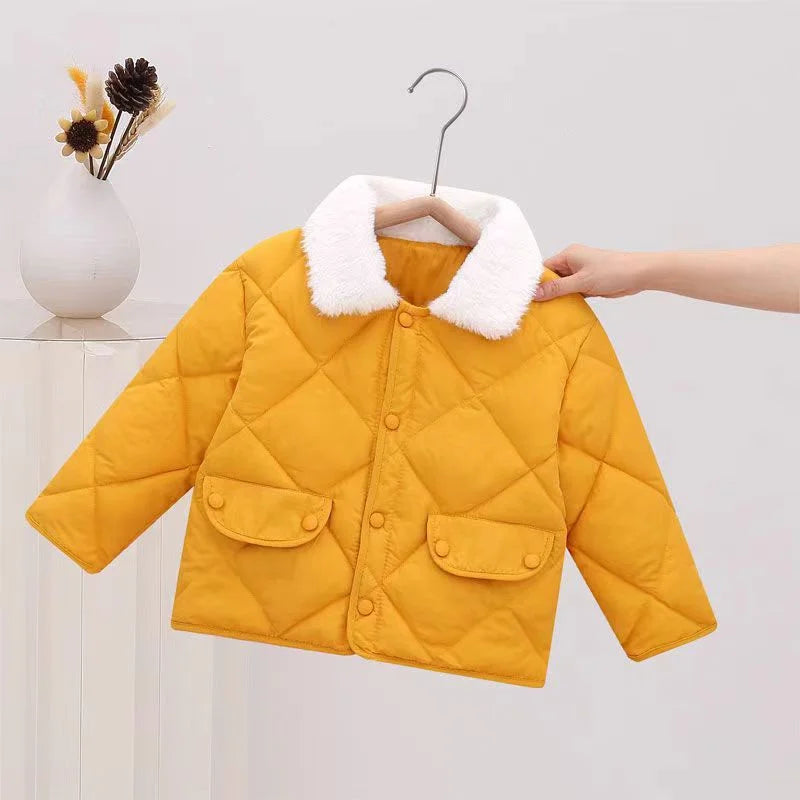 Pamela Baby Girl Winter Jackets Casual Solid Colors - GuGuTon baby store - Baby Fashion - Toddlers Outfits - Babies Outfits - Toddler Clothes - Kids Clothing - Newborn Clothes - Newborn Wear - Kids Wear - Trending Clothes - Trending Outfits - Fall Fashion - Winter Fashion - Girls Clothes - Boys Clothes - Babies Wear - Kids Accessories - KidsWear - Summer Clothes - Summer Fashion - Summer Trend - Falls Sweaters - Tops - Bottom - Jeans - Blouse - Dresses - Newborn Dresses - Toys