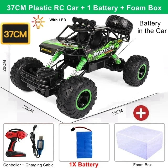 1:16 / 1:12 All Terrain RC Car 30KM/H High Speed 4WD Electric Remote Control Car Buggy 4X4