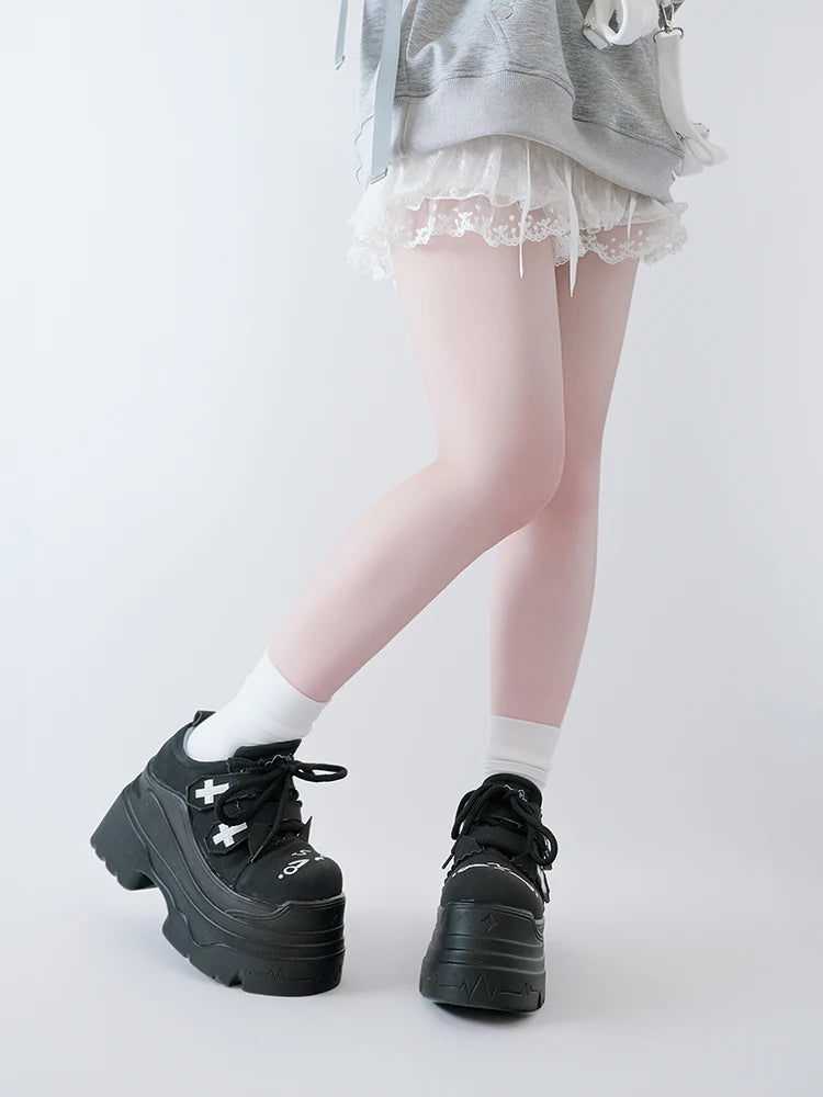Japanese Girl Original Subculture Lolita Girl Thick Soled Shoes Sweet Big Toe Shoes Cute Loli Tea Party Single Shoes