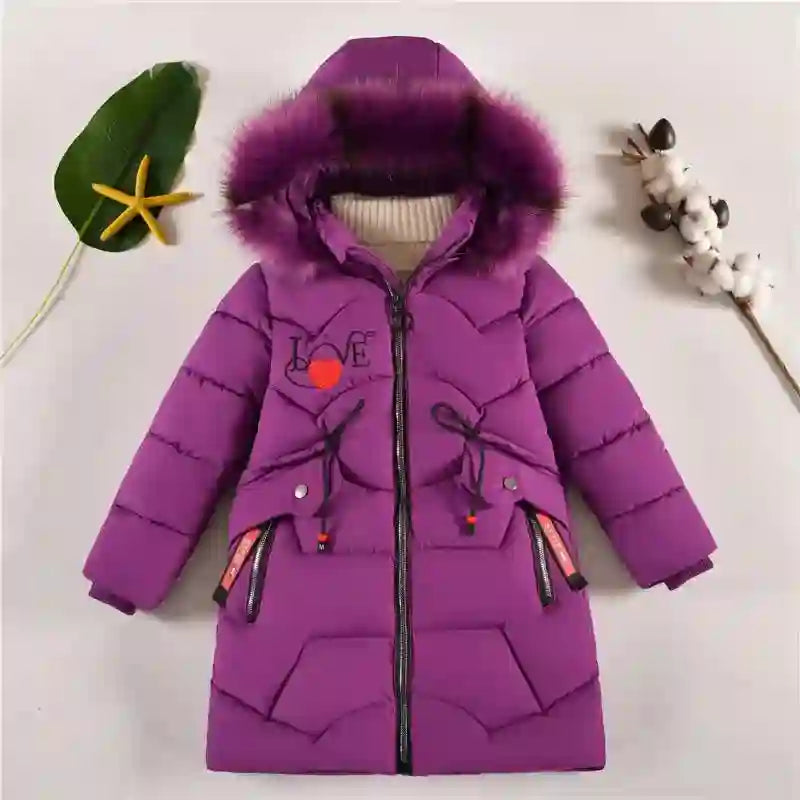 Selena Stylish Winter Hooded Jacket for Girls