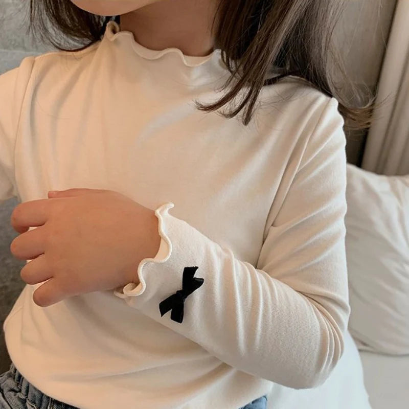 Amelia Autumn Children Girls Undershirt Turtleneck Warm Bottoming - GuGuTon baby store - Baby Fashion - Toddlers Outfits - Babies Outfits - Toddler Clothes - Kids Clothing - Newborn Clothes - Newborn Wear - Kids Wear - Trending Clothes - Trending Outfits - Fall Fashion - Winter Fashion - Girls Clothes - Boys Clothes - Babies Wear - Kids Accessories - KidsWear - Summer Clothes - Summer Fashion - Summer Trend - Falls Sweaters - Tops - Bottom - Jeans - Blouse - Dresses - Newborn Dresses - Toys